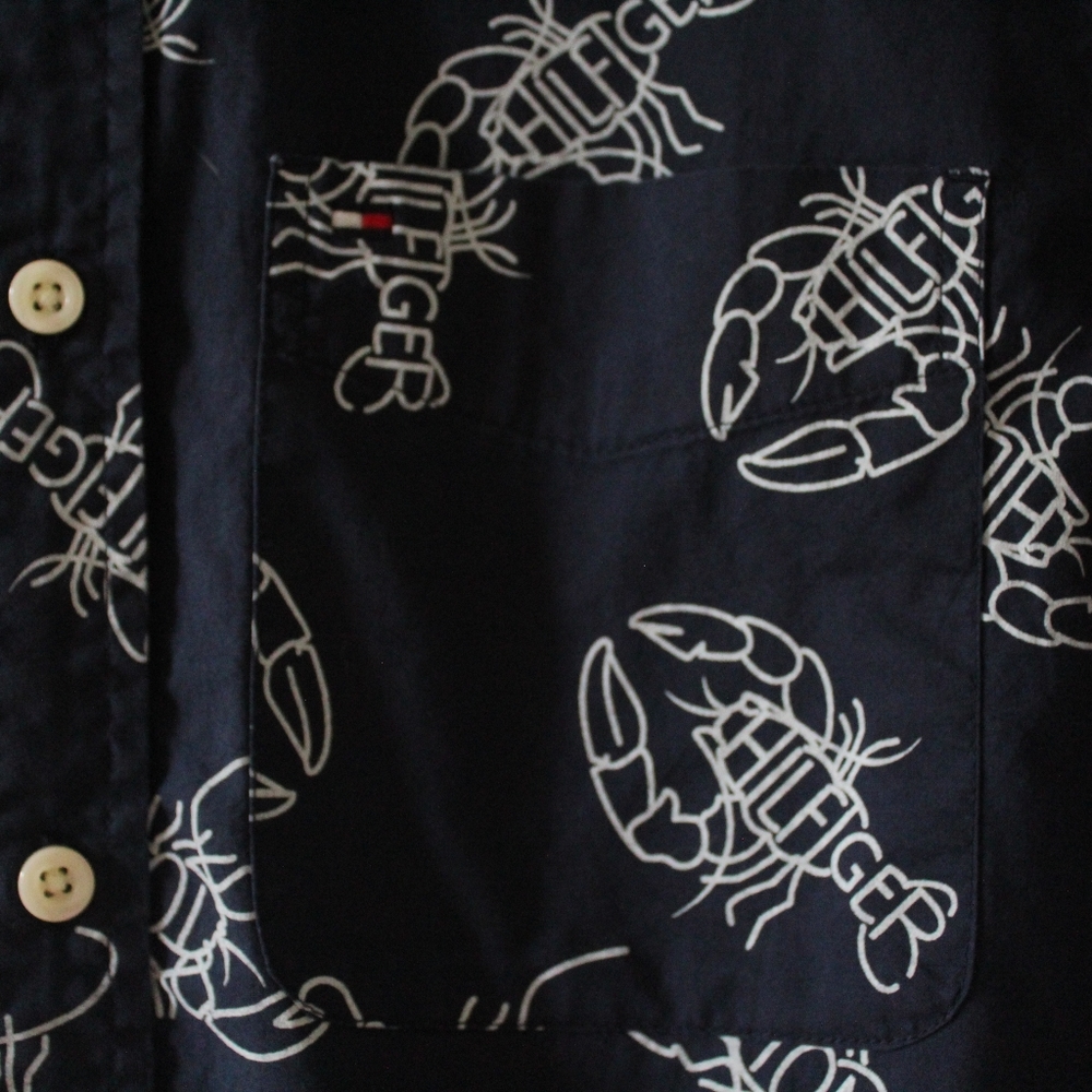 Tommy Hilfiger Lobster Short Sleeve Button Up Shirt - Picture 4 of 7